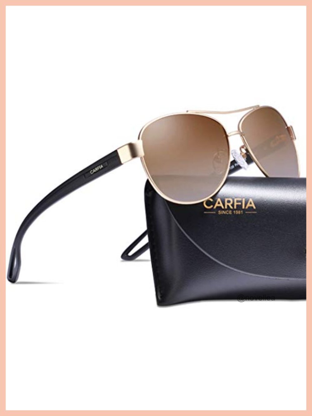Polarized Aviator Sunglasses for Women UV400 Protection TR90 Metal Frame